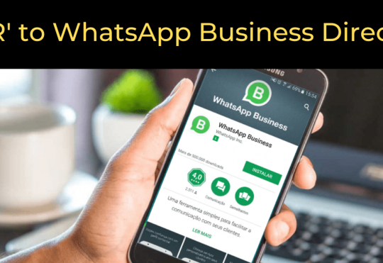 Start a Chat with a Simple QR code via Business WhatsApp